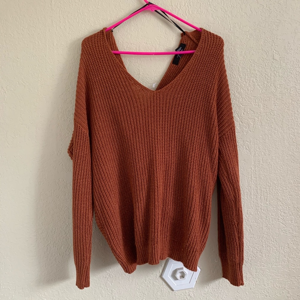 Forever21 rust sweater